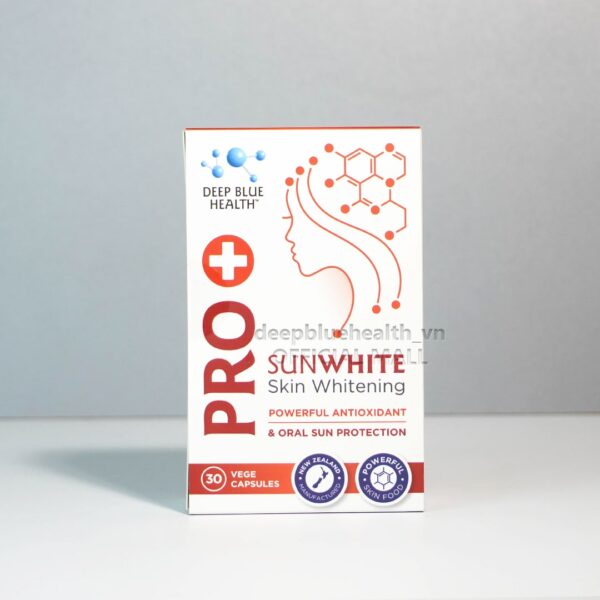 Viên uống chống nắng, trắng da Pro+ Sun White Deep Blue Health