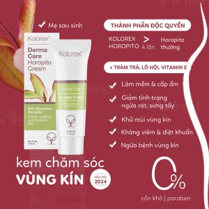 Kem thoa giảm nấm toàn thân Kolorex Derma Care Horopito Cream (50ml) 4
