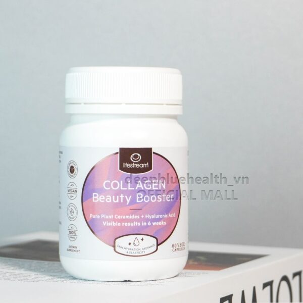 Viên uống cấp nước và bổ sung collagen Lifestream Collagen Beauty Booster (60 viên)