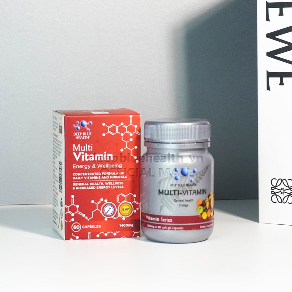 Viên Uống Bổ Sung Multi-Vitamin Deep Blue Health 60/90 Viên - NzHeal