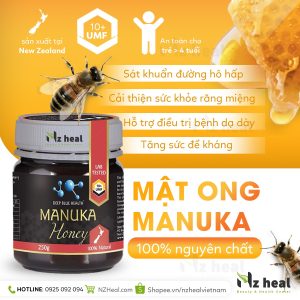 Mật ong Manuka - Thành phần không thể thiếu trong tủ thuốc mùa dịch 