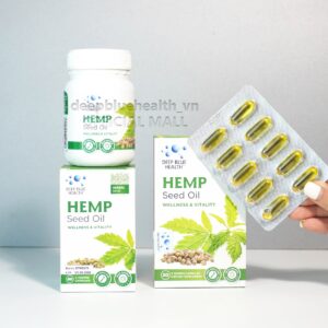 Viên Uống Tinh Dầu Hạt Gai Dầu Deep Blue Health Hemp Seed Oil (60 viên)