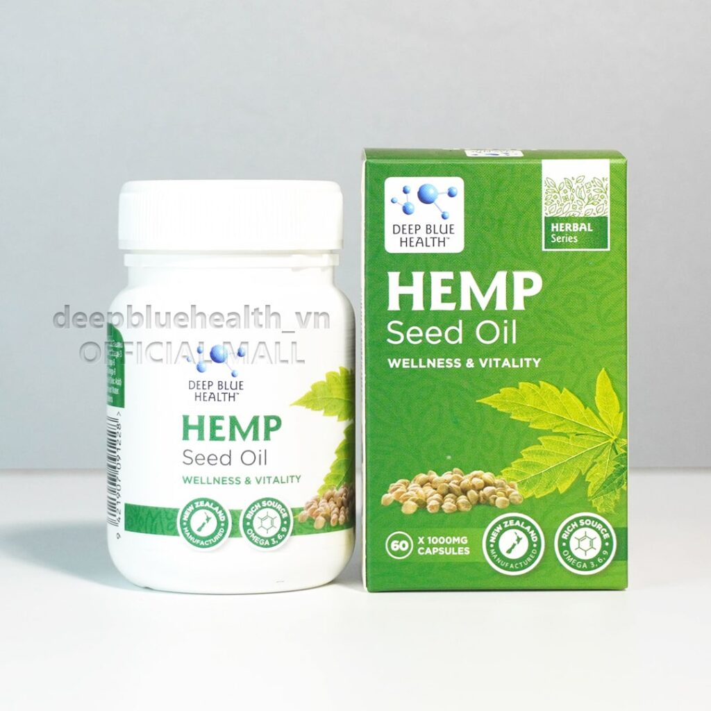 Dầu Hạt Gai Dầu Deep Blue Health Hemp Seed Oil Deepbluehealthvn 7502