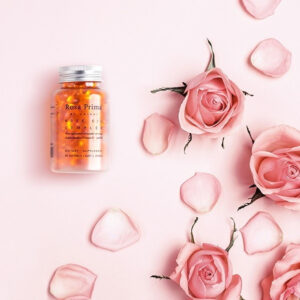 Viên tinh dầu hoa hồng thơm cơ thể, đẹp da Unichi Rosa Prima Rose Oil Complex 90 viên