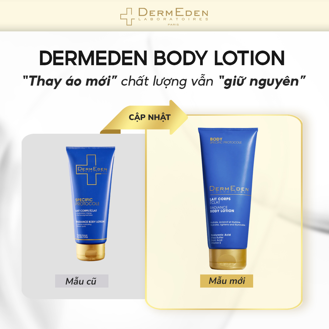 lotion-duong-the-trang-da-dermeden-radiance-body-lotion-200ml2 Lotion dưỡng thể trắng da DermEden Radiance Body Lotion 200ml 2
