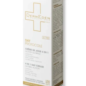 Kem dưỡng chống nắng 4 in 1 DermEden Day Cream SPF 50 PA+++ (50ml) - Dành cho da hỗn hợp/ da dầu