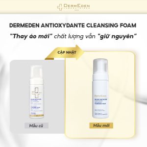 Bọt rửa mặt chống lão hoá DermEden Antioxidant Cleanser Foam 150ml 2