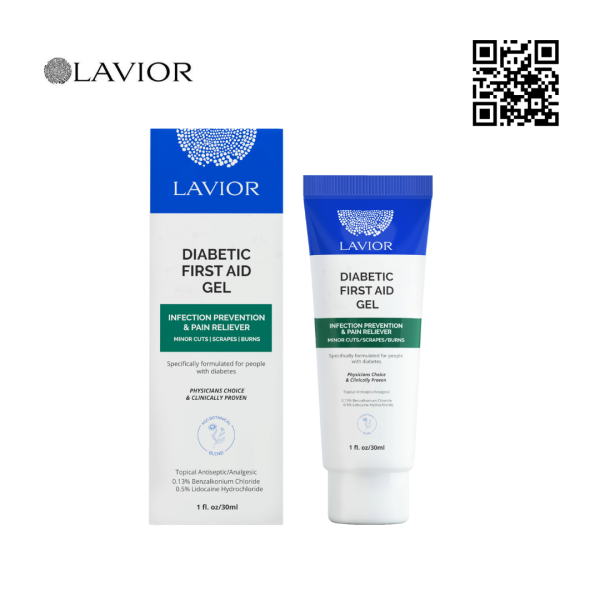 Gel chăm sóc vết thương hở LAVIOR Diabetic First Aid Gel 20ml