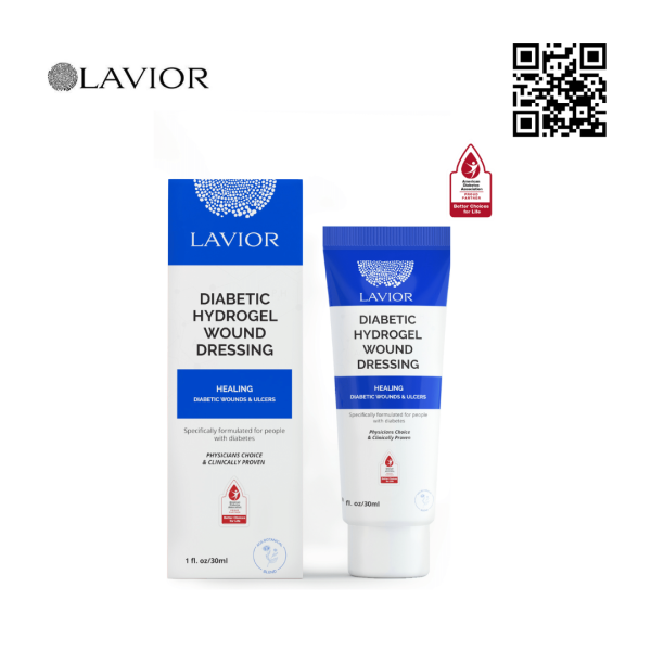 Băng vết thương dạng gel LAVIOR Diabetic Hydrogel Wound Dressing 30ml