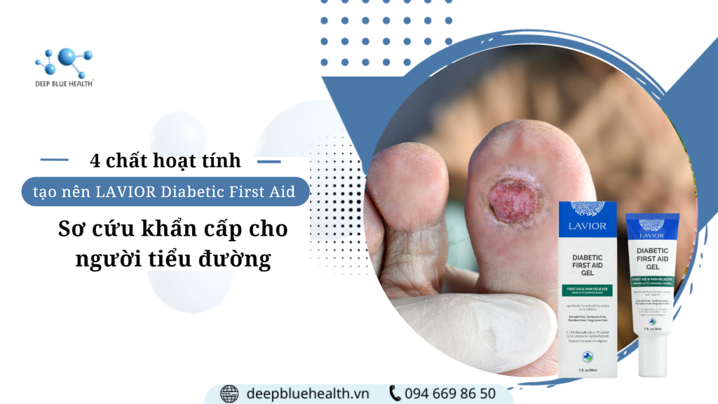 4 chất hoạt tính tạo nên LAVIOR Diabetic First Aid: Sơ cứu khẩn cấp cho người tiểu đường