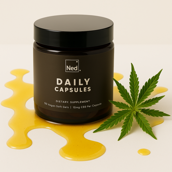 Viên tinh dầu hạt Gai dầu CBD hữu cơ Ned Daily Capsules