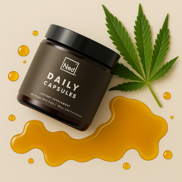 Viên tinh dầu hạt Gai dầu CBD hữu cơ Ned Daily Capsules