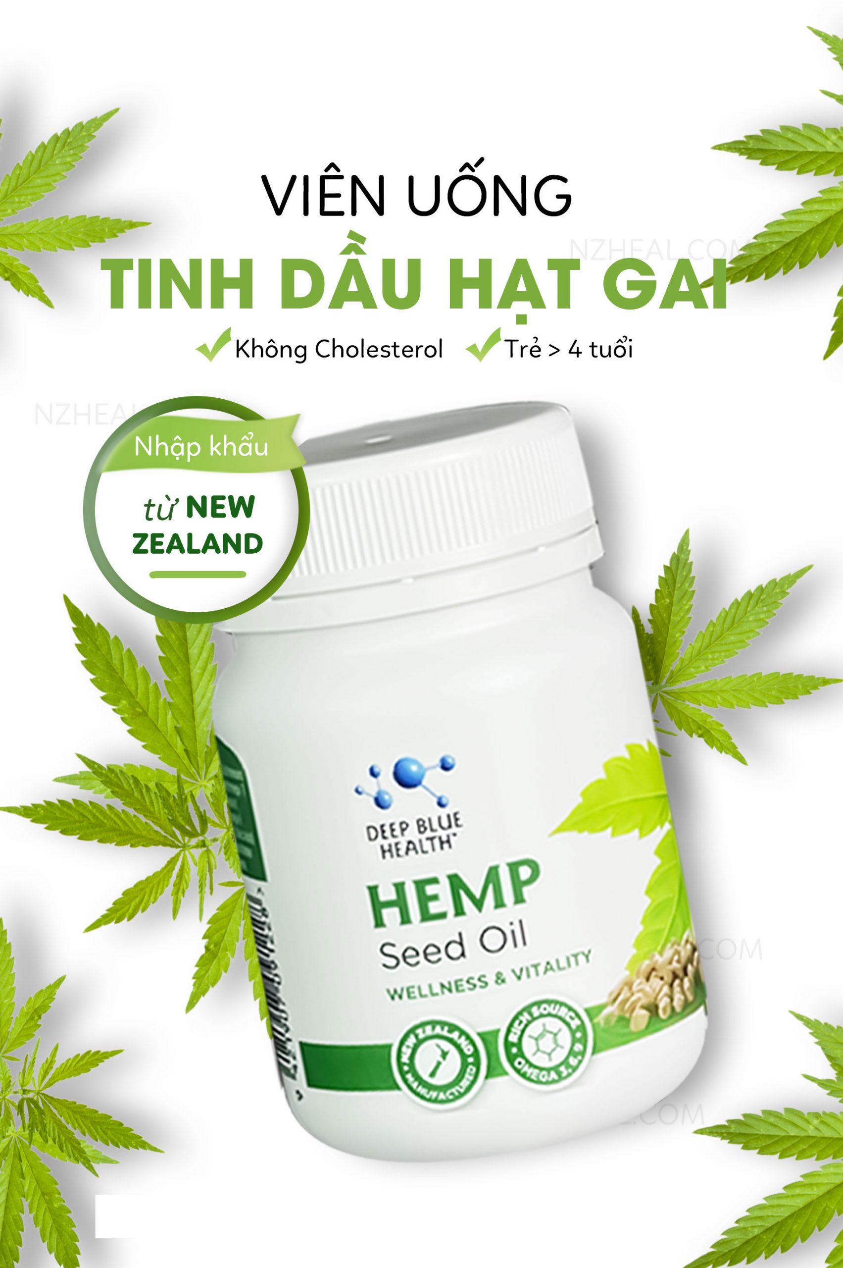 Deep Blue Health Hemp Seed Oil
