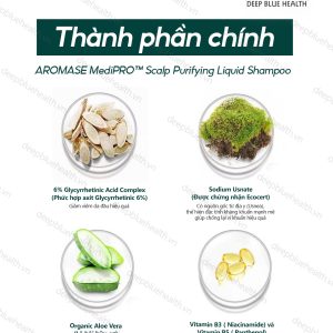 Dầu gội làm sạch chuyên sâu dạng lỏng Aromase 5α Juniper MediPRO Scalp Purifying Liquid Shampoo 80ml 7
