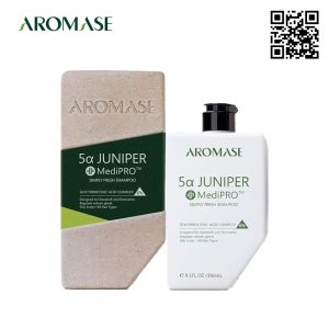 Dầu gội ngăn gàu, giảm viêm chuyên sâu cho da dầu Aromase 5α Juniper MediPRO Simply Fresh Shampoo 80ml 7