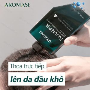 Dầu gội sạch sâu da đầu dạng lỏng Aromase 5α Juniper Scalp Purifying Liquid Shampoo 80ml 7