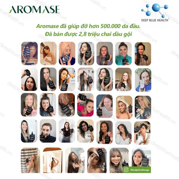 Dầu gội sạch sâu da đầu dạng lỏng Aromase 5α Juniper Scalp Purifying Liquid Shampoo 80ml 9