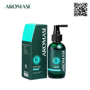 Xịt dưỡng thảo dược làm dịu da đầu dầu Aromase Herbal Cooling Scalp Care Spray 40ml 3