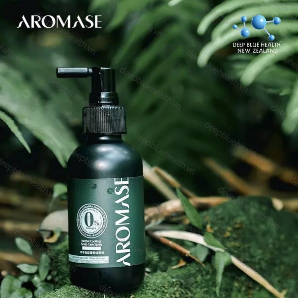 Xịt thảo dược cấp ẩm cho da đầu khô Aromase Herbal Scalp Care Spray 40ml 2