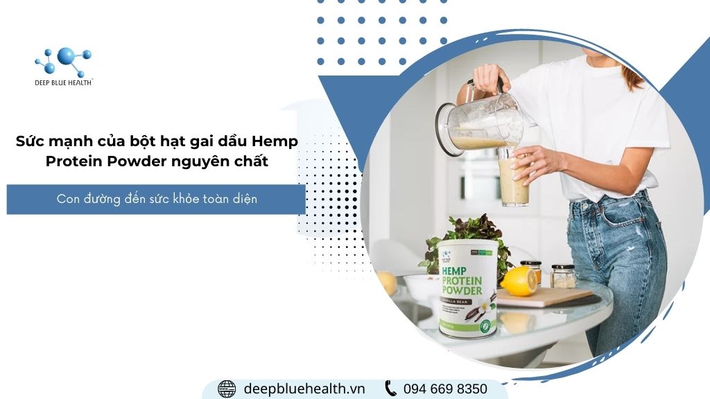 Sức mạnh của bột hạt gai dầu Hemp Protein Powder nguyên chất: Con đường đến sức khỏe toàn diện