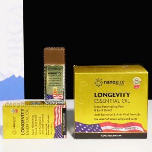 Dầu gió vàng trường thọ Nanogize Longevity Essential Oil Deep Penetrating (21ml) 3