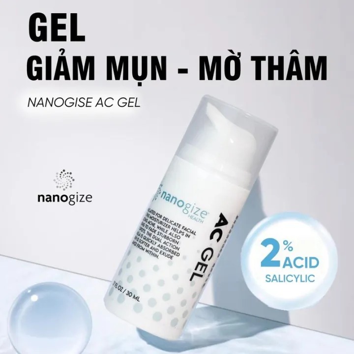 Gel giảm mụn và làm mờ thâm Nanogize AC Gel BHA 2% (30ml) 4