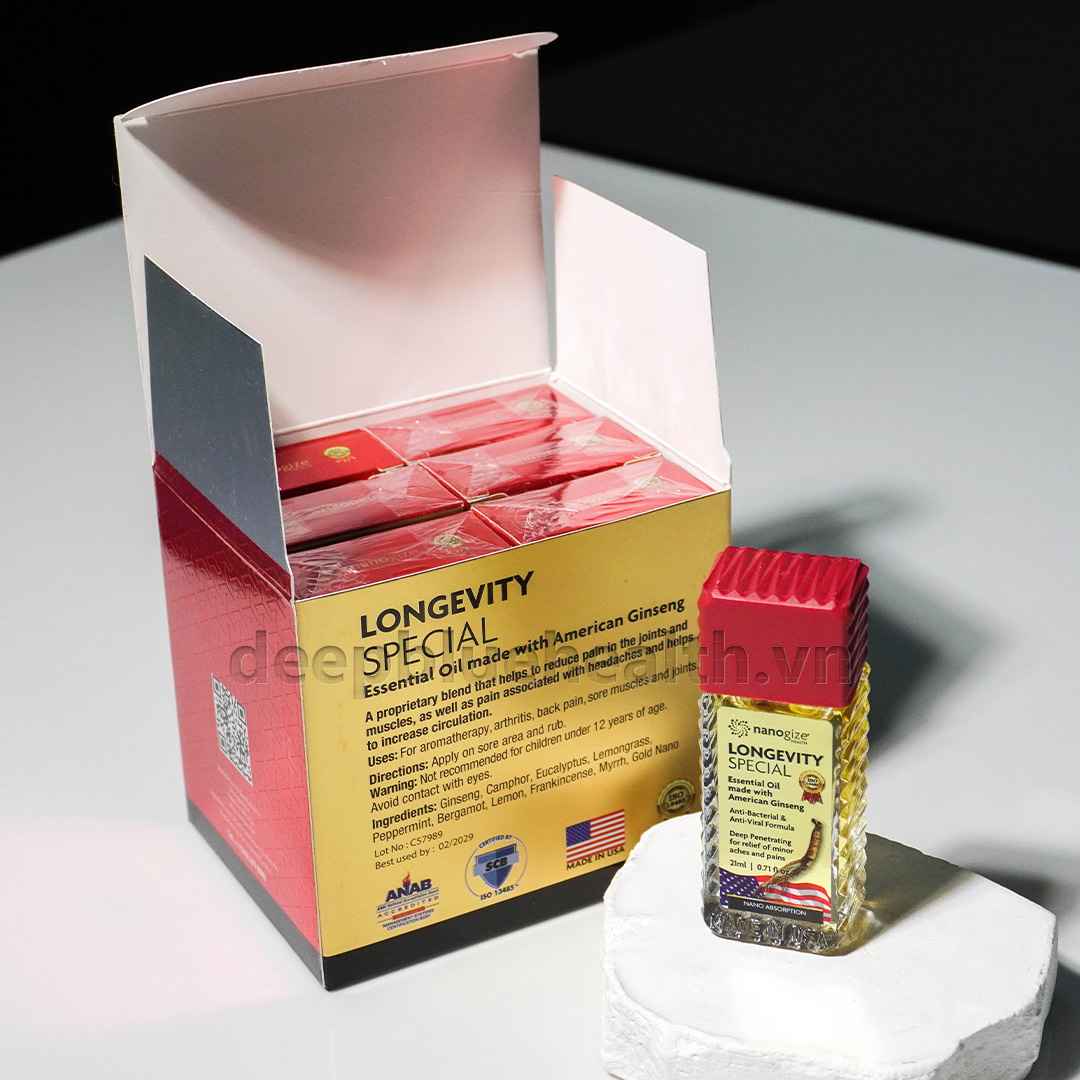 Review tất tần tật về Dầu gió sâm Nanogize Longevity Special, liệu có đáng mua? 1
