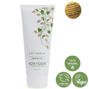 Sữa rửa mặt cho da dầu mụn và nhạy cảm OXYGEN 2 in 1 Cleanser 200ml 1