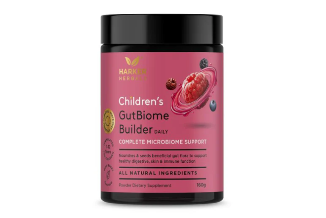 Bột men vi sinh trẻ em Harker Herbals Children's GutBiome Builder 160g 10