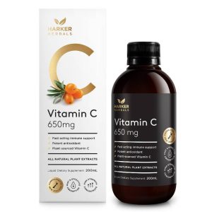 Siro Vitamin C tăng đề kháng Harker Herbals Vitamin C 650mg (100ml) 2