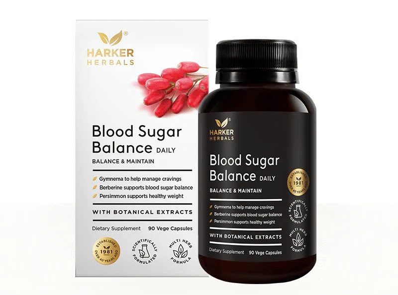 Viên uống cân bằng đường huyết Harker Herbals Blood Sugar Balance (90 viên) 3