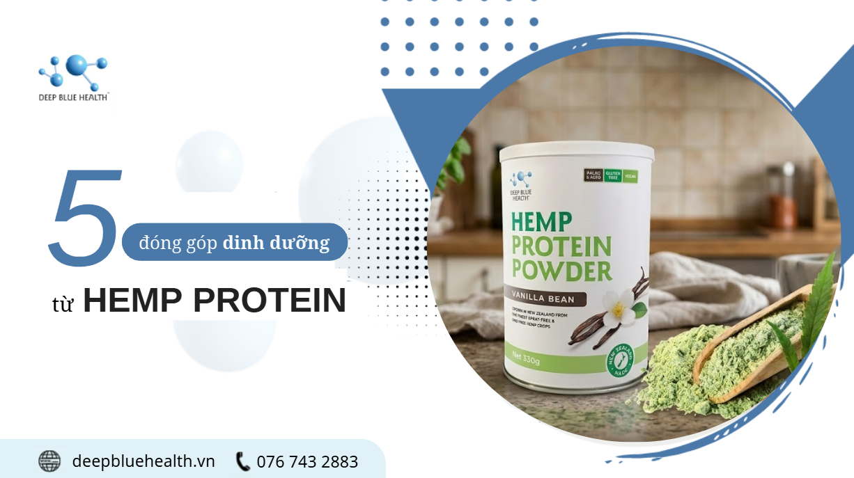 Bột gai dầu Hemp Protein Powder và 5 đóng góp dinh dưỡng cho sức khỏe 2