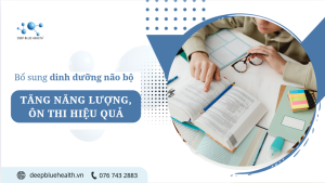 Bổ sung dinh dưỡng não bộ đúng cách để tăng năng lượng, ôn thi hiệu quả