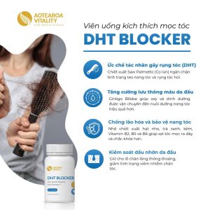 Viên uống mọc tóc Aotearoa Vitality DHT Blocker 60 viên