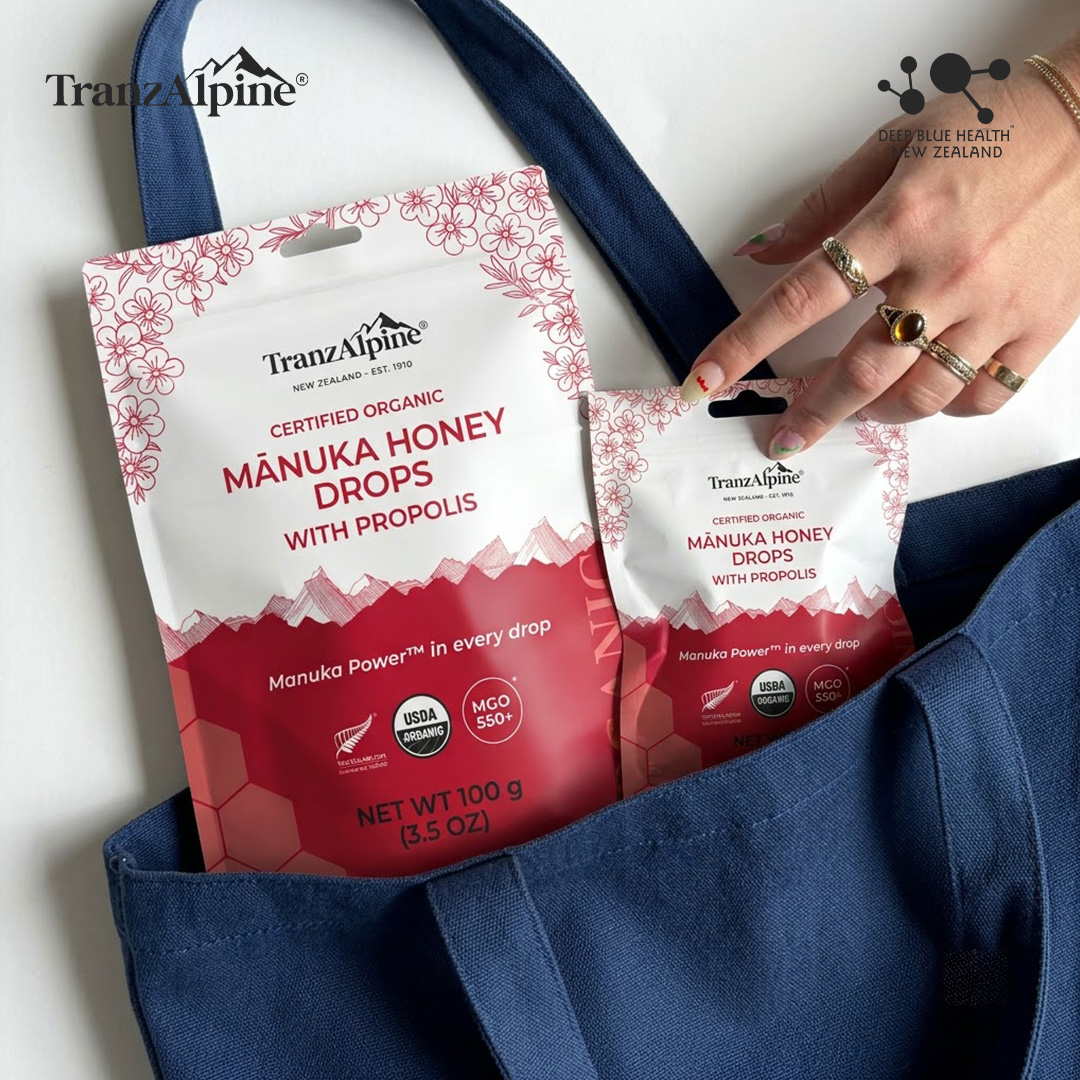 Kẹo mật ong TranzAlpine Manuka Honey Drops MGO550+ (8 viên/ 25 viên)