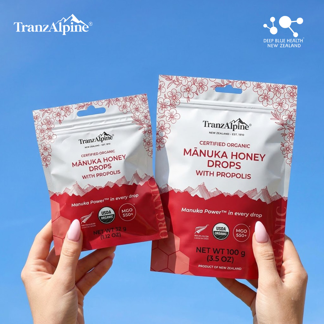 Kẹo mật ong TranzAlpine Manuka Honey Drops MGO550+ (8 viên/ 25 viên)