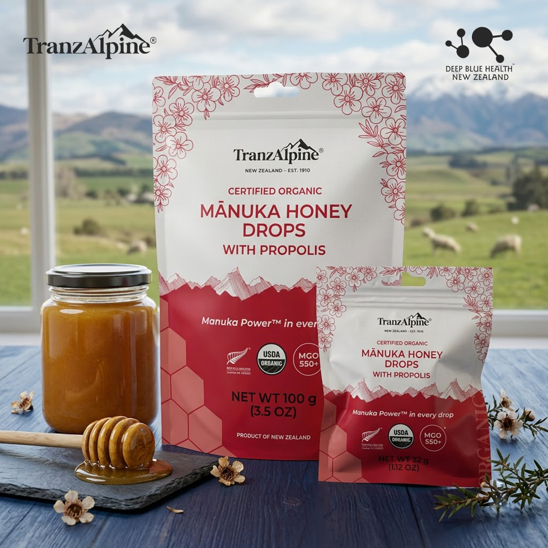 Kẹo mật ong TranzAlpine Manuka Honey Drops MGO550+ (8 viên/ 25 viên)